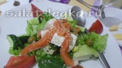 Őrülten finom és egészséges: vörös hal és kínai kel saláta!