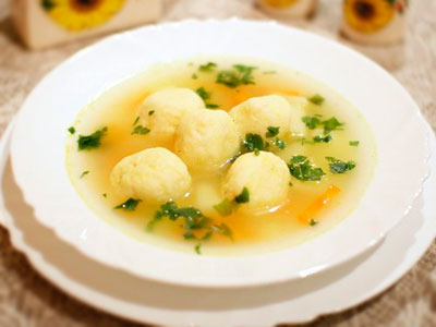 Вкусный и полезный суп с клецками из манки. Клецки из манки для супа и обычные: как сделать.