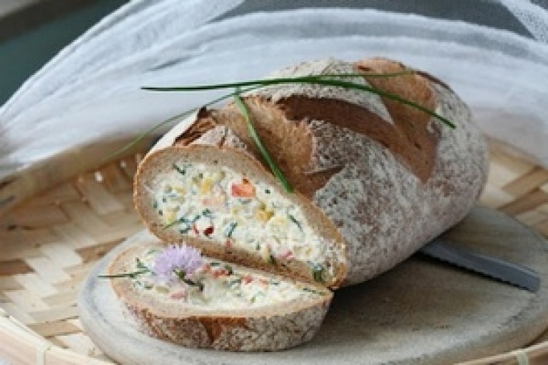 Блюда запеченные в хлебе с фото