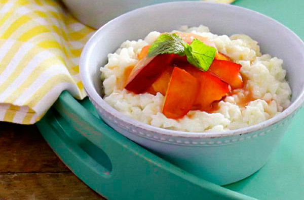 Very tasty rice porridge.  Rice porridge is a delicious and healthy breakfast.  What kind of rice to choose